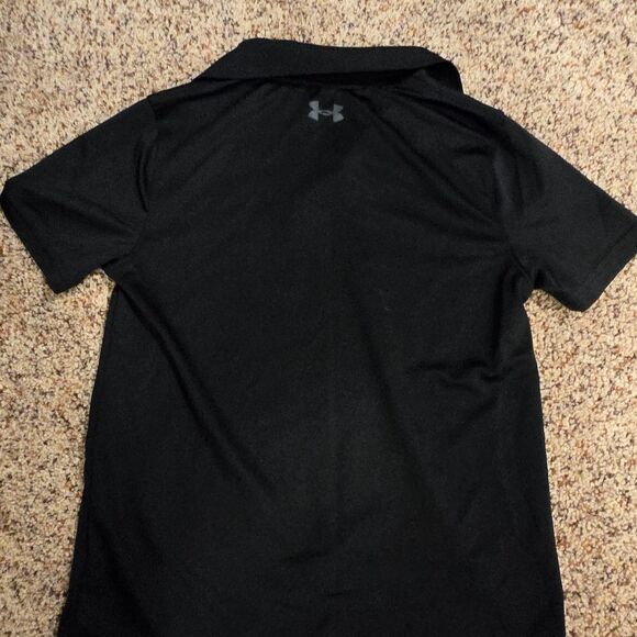 Under Armour Green Striped and Black Polo Shirts - Picture 4 of 10